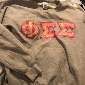 Phi sigma sigma crew neck